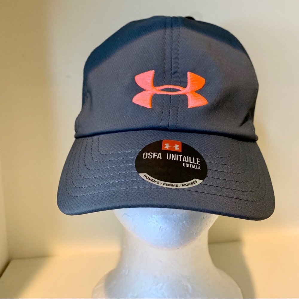 Under Armour Women’s Baseball Cap Gray Pink